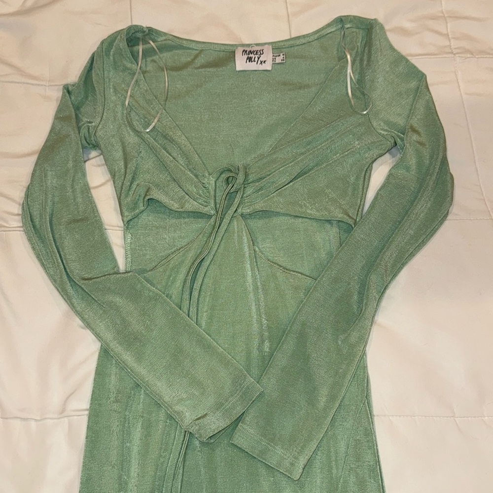 Princess Polly Winston Sage Midi Dress